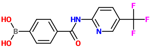 (image for) MC085056 4-(5-(Trifluoromethyl)pyridin-2-ylcarbamoyl)phenylboronic acid